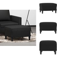 Fußhocker Schwarz 60x50x41 cm Kunstleder - Sitzsack - Hocker - Fußhocker - Lounge Chair - Schwarzer Hocker Fußhocker Schwarz 60x50x41 cm Kunstleder - Sitzsack - Hocker - Fußhocker - Lounge Chair - Schwarzer Hocker von VIDAXL
