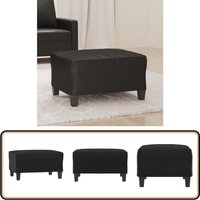 Fußhocker Schwarz 70x55x41 cm Kunstleder - Sitzsack - Hocker - Fußhocker - Schwarzer Hocker - Kunstledersitzsack von VIDAXL