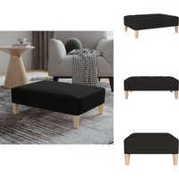 Fußhocker Schwarz 78x56x32 cm Stoff - Fußhocker - Sitzsack - Beistelltisch - Deko - Schwarz Fußhocker Schwarz 78x56x32 cm Stoff - Fußhocker - Sitzsack - Beistelltisch - Deko - Schwarz von VIDAXL