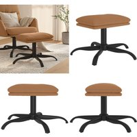 Vidaxl - Fußhocker Taupe 60x60x36 cm Mikrofasergewebe - Mikrofaser Sessel - Hocker Mit Armlehnen - Beistelltisch - Couchtisch - Lounge Chair - Home & von VIDAXL