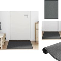 Fußmatte 80x120 cm Anthrazit - Fußmatte - Fußmatten - Schmutzfangmatte - Türmatte von VIDAXL