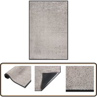 Fußmatte 80x120 cm Grau - Haustürmatte - Fußmatte - Wohnzimmer - Flur - Eingangsmatte von VIDAXL