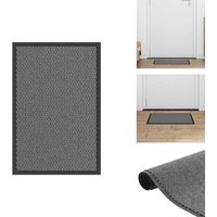Vidaxl - Fußmatte Anthrazit 40x60 cm - Fußmatte - Fußmatten - Schmutzfangmatte - Türmatte von VIDAXL