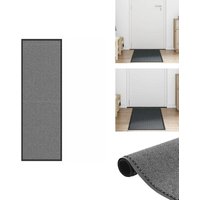 Vidaxl - Fußmatte Anthrazit 60x180 cm - Fußmatte - Fußmatten - Schmutzfangmatte - Türmatte von VIDAXL