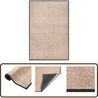 Fußmatte Beige 80x120 cm - Haustürmatte - Fußmatte - Eingangsmatte - PVC-Matten - Rutschfest Fußmatte Beige 80x120 cm - Haustürmatte - Fußmatte - Eingangsmatte - PVC-Matten - Rutschfest von VIDAXL
