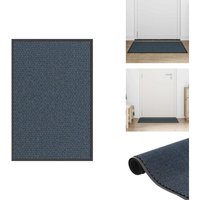 Fußmatte Blau 60x90 cm - Fußmatte - Fußmatten - Schmutzfangmatte - Türmatte von VIDAXL