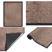 Fußmatte Braun 60x80 cm - Haustürmatte - Fußmatte Braun - Eingangsmatte - Rutschfest - PVC - Home & Living von VIDAXL
