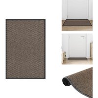 Fußmatte Braun 60x90 cm - Fußmatte - Fußmatten - Schmutzfangmatte - Türmatte von VIDAXL