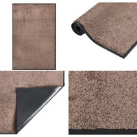 Vidaxl - Fußmatte Braun 80x120 cm - Haustürmatte - Fußmatte - Eingangsmatte - Brown - Braun - Home & Living von VIDAXL