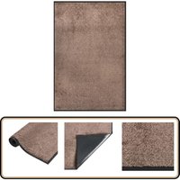 Vidaxl - Fußmatte Braun 80x120 cm - Haustürmatte - Fußmatte - Eingangsmatte - Brown - Braun von VIDAXL