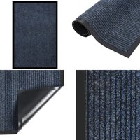 Fußmatte Gestreift Blau 80x120 cm - Haushaltstextilien - Fußmatte - Türmatte - Treppenmatte - Eingerüstmatte - Home & Living Fußmatte Gestreift Blau 80x120 cm - Haushaltstextilien - Fußmatte - Türmatte - Treppenmatte - Eingerüstmatte - Home & Living von VIDAXL