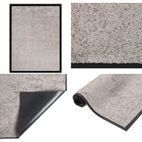 Fußmatte Grau 40x60 cm - Haushaltstextilien - Fußmatte - Eingangsmatte - PVC-Matten - Rutschfest - Home & Living von VIDAXL