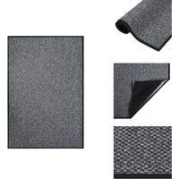 Vidaxl - Fußmatte Grau 80x120 cm - Teppich - Fussmatte - Türmatte - Wohnzimmer - Flur von VIDAXL
