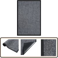 Fußmatte Grau Gestreift 80x120 cm - Haustürmatte - Fussmatte - Eingangsmatte - Treppenmatte - Rutschfest Fußmatte Grau Gestreift 80x120 cm - Haustürmatte - Fussmatte - Eingangsmatte - Treppenmatte - Rutschfest von VIDAXL