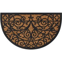 Fußmatte Halbrund 45x75 cm Gummi und Kokosfaser vidaXL von VIDAXL