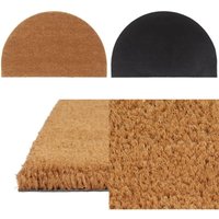 Fußmatte Natur Halbrund 50x80 cm Kokosfaser Getuftet - Kokosfußmatte - Eingangsmatte - Türmatte - Outdoor Matten - Rutschfest - Home & Living Fußmatte Natur Halbrund 50x80 cm Kokosfaser Getuftet - Kokosfußmatte - Eingangsmatte - Türmatte - Outdoor Matten - Rutschfest - Home & Living von VIDAXL