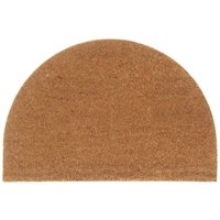 Fußmatte Natur Halbrund 60x90 cm Kokosfaser Getuftet vidaXL von VIDAXL