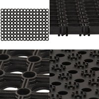 Fußmatte Rechteckig 40x60 cm Gummi - Gummi Fußmatte - Eingangsmatte - Rutschfeste Matten - Hausmatte - Garderobe - Home & Living Fußmatte Rechteckig 40x60 cm Gummi - Gummi Fußmatte - Eingangsmatte - Rutschfeste Matten - Hausmatte - Garderobe - Home & Living von VIDAXL
