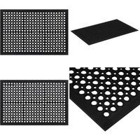 Fußmatte Rechteckig 60x90 cm Gummi - Gummi Fußmatte - Eingangsmatte - Rutschfeste Matten - Hausmatte - Garderobe Matte - Home & Living Fußmatte Rechteckig 60x90 cm Gummi - Gummi Fußmatte - Eingangsmatte - Rutschfeste Matten - Hausmatte - Garderobe Matte - Home & Living von VIDAXL