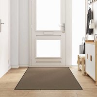 Fußmatte Beige und Schwarz 120 x 250 cm Polypropylen und Vinyl Vidaxl von VIDAXL