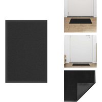 Fußmatte Schwarz 40x60 cm - Fußmatte - Fußmatten - Schmutzfangmatte - Türmatte von VIDAXL