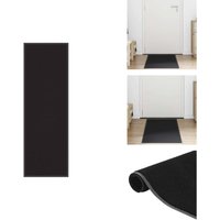 Fußmatte Schwarz 60x180 cm - Fußmatte - Fußmatten - Schmutzfangmatte - Türmatte Fußmatte Schwarz 60x180 cm - Fußmatte - Fußmatten - Schmutzfangmatte - Türmatte von VIDAXL