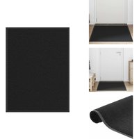 Fußmatte Schwarz 90x120 cm - Fußmatte - Fußmatten - Schmutzfangmatte - Türmatte Fußmatte Schwarz 90x120 cm - Fußmatte - Fußmatten - Schmutzfangmatte - Türmatte von VIDAXL