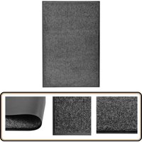 Vidaxl - Fußmatte Waschbar Anthrazit 60x90 cm - Innenfußmatte - Outdoor-Matte - Anthrazit - Waschebene - Türmatte von VIDAXL