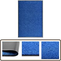 Fußmatte Waschbar Blau 60x90 cm - Blaue Fußmatte - Waschbare Fußmatte - Outdoor Fußmatte - Indoor Fußmatte - Türmatte von VIDAXL