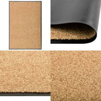 Fußmatte Waschbar Creme 60x90 cm - Innenfußmatte - Außenfußmatte - Türmatte - Waschebene - Cremefarbene Fußmatte - Home & Living Fußmatte Waschbar Creme 60x90 cm - Innenfußmatte - Außenfußmatte - Türmatte - Waschebene - Cremefarbene Fußmatte - Home & Living von VIDAXL