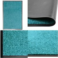 Fußmatte Waschbar Cyan 40x60 cm - Türkise Fußmatte - Waschbare Fußmatte - Outdoor Fußmatte - Indoor Fußmatte - Anti-Rutsch Fußmatte - Home & Living Fußmatte Waschbar Cyan 40x60 cm - Türkise Fußmatte - Waschbare Fußmatte - Outdoor Fußmatte - Indoor Fußmatte - Anti-Rutsch Fußmatte - Home & Living von VIDAXL
