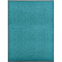 Vidaxl - Fußmatte Waschbar Cyan 90x120 cm Vidaxl - Fußmatte Waschbar Cyan 90x120 cm von VIDAXL