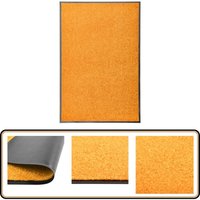 Fußmatte Waschbar Orange 60x90 cm - Innenfußmatte - Außenfußmatte - Türmatte - Waschebene - Orange Fußmatte von VIDAXL