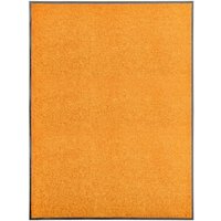 Fußmatte Waschbar Orange 90x120 cm vidaXL von VIDAXL