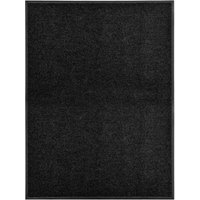 Bonnevie - Fußmatte,Türvorleger Waschbar Schwarz 90x120 cm vidaXL von BONNEVIE