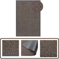Vidaxl - Fußmatte getuftet 80x120 cm Dunkelbraun - Haustürmatte - Fußmatte - Dielenmatte - Eingangsmatte - Treppenmatte von VIDAXL