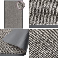 Fußmatte getuftet 80x120 cm Hellbraun - Haustürmatte - Fußmatte - Dielenmatte - Eingangsmatte - Treppenmatte - Home & Living von VIDAXL