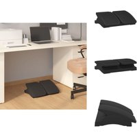 Fußstütze Schwarz 43,5x32,5x10,5 cm - Fußstütze - Ergonomischer Stuhl - Schreibtischaccessoires - Beinlagerung - Rutschfest von VIDAXL