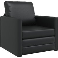 Vidaxl - Futon Sofa Bett 2-in-1 Schwarz 74x77x81 cm Kunstleder Vidaxl - Futon Sofa Bett 2-in-1 Schwarz 74x77x81 cm Kunstleder von VIDAXL