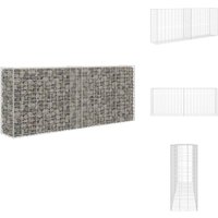 Gabione Verzinkter Stahl 85x30x200 cm - Gabionsystem - Stahltrennung - Gartengestaltung - Zäune - Mauerstein Gabione Verzinkter Stahl 85x30x200 cm - Gabionsystem - Stahltrennung - Gartengestaltung - Zäune - Mauerstein von VIDAXL