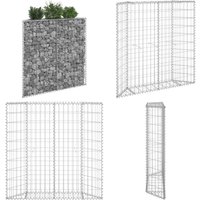 Gabionen-Hochbeet Trapezform Verzinkter Stahl 100x20x100 cm - Gabionen-Hochbeet - Steingarten - Stahltank - Gartendeko - Blumenerde - Home & Living Gabionen-Hochbeet Trapezform Verzinkter Stahl 100x20x100 cm - Gabionen-Hochbeet - Steingarten - Stahltank - Gartendeko - Blumenerde - Home & Living von VIDAXL