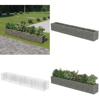 Gabionen-Hochbeet Verzinkter Stahl 360×50×50 cm - Gabionen-Hochbeet - Stahltank - Gartendekoration - Blumenerde - Steinfüllung - Home & Living Gabionen-Hochbeet Verzinkter Stahl 360×50×50 cm - Gabionen-Hochbeet - Stahltank - Gartendekoration - Blumenerde - Steinfüllung - Home & Living von VIDAXL