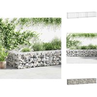 Gabionenwand mit Abdeckung 300×50×50 cm Verzinkter Stahl - Gabionenwand - Stahltrennung - Ziergitter - Terrassenbepflanzung - Gartenzaun Gabionenwand mit Abdeckung 300×50×50 cm Verzinkter Stahl - Gabionenwand - Stahltrennung - Ziergitter - Terrassenbepflanzung - Gartenzaun von VIDAXL