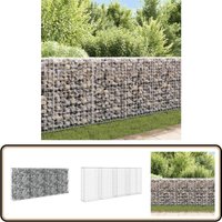 Gabionenwand mit Abdeckung Verzinkter Stahl 200×20×85 cm - Gabionsystem - Gartenzaun - Stahltrennung - Stützmauer - Landschaftgestaltung Gabionenwand mit Abdeckung Verzinkter Stahl 200×20×85 cm - Gabionsystem - Gartenzaun - Stahltrennung - Stützmauer - Landschaftgestaltung von VIDAXL