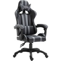 Bonnevie - Gaming-Stuhl Grau Kunstleder vidaXL593124 von BONNEVIE