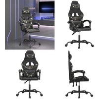 Gaming-Stuhl Schwarz und Tarnfarben Kunstleder - Gaming-Stuhl - Gamer Chair - PC-Chair - Bürostuhl - Schreibtischstuhl - Home & Living Gaming-Stuhl Schwarz und Tarnfarben Kunstleder - Gaming-Stuhl - Gamer Chair - PC-Chair - Bürostuhl - Schreibtischstuhl - Home & Living von VIDAXL