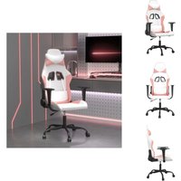 Vidaxl - Gaming-Stuhl Weiß und Rosa Kunstleder - Gaming-Stuhl - PC-Stuhl - Gamer Chair - Bürostuhl - Schreibtischstuhl Vidaxl - Gaming-Stuhl Weiß und Rosa Kunstleder - Gaming-Stuhl - PC-Stuhl - Gamer Chair - Bürostuhl - Schreibtischstuhl von VIDAXL