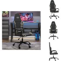Vidaxl - Gaming-Stuhl mit Massagefunktion Schwarz Tarnfarben Kunstleder - Gaming-Stuhl - Gamer Chair - Bürostuhl - Schreibtischstuhl - Ergonomischer Vidaxl - Gaming-Stuhl mit Massagefunktion Schwarz Tarnfarben Kunstleder - Gaming-Stuhl - Gamer Chair - Bürostuhl - Schreibtischstuhl - Ergonomischer von VIDAXL
