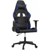 Gaming-Stuhl mit Massagefunktion Schwarz und Blau Kunstleder vidaXL Gaming-Stuhl mit Massagefunktion Schwarz und Blau Kunstleder vidaXL von VIDAXL