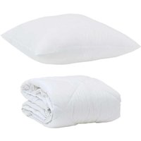 Ganzjahresbettdecke mit Kissen Weiß 135 x 220 cm Mikrofaser Vidaxl Ganzjahresbettdecke mit Kissen Weiß 135 x 220 cm Mikrofaser Vidaxl von VIDAXL